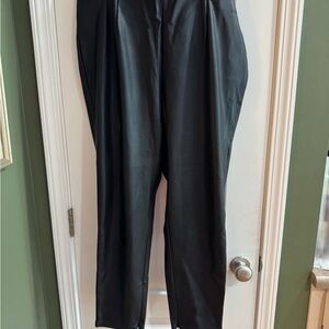 Faux leather Black Pants